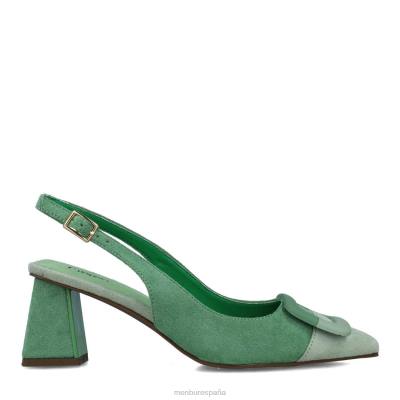 Menbur mujer Alfarad 204L3016 zapato casual elegante verde