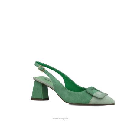 Menbur mujer Alfarad 204L3016 zapato casual elegante verde