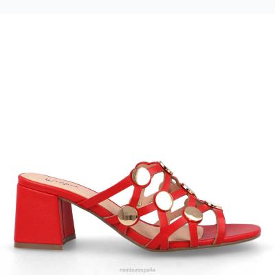 Menbur mujer Bédol 204L3165 zapato casual elegante rojo