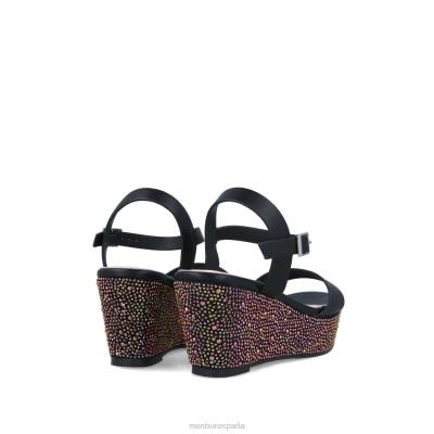 Menbur mujer Blumau 204L547 zapato casual elegante negro