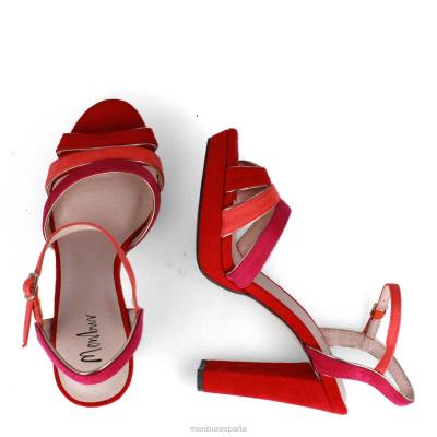 Menbur mujer Felicia 204L224 zapato casual elegante rojo