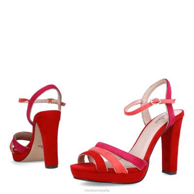 Menbur mujer Felicia 204L224 zapato casual elegante rojo