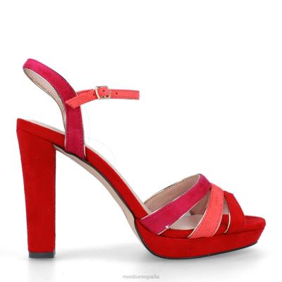 Menbur mujer Felicia 204L224 zapato casual elegante rojo