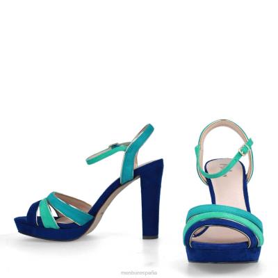 Menbur mujer Felicia 204L3055 zapato casual elegante azul medio