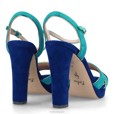 Menbur mujer Felicia 204L3055 zapato casual elegante azul medio