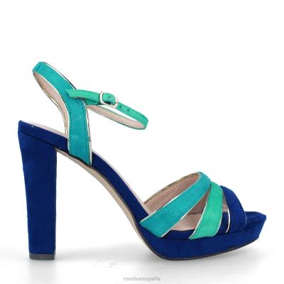 Menbur mujer Felicia 204L3055 zapato casual elegante azul medio