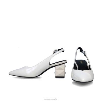 Menbur mujer Piscis 204L189 zapato casual elegante blanco