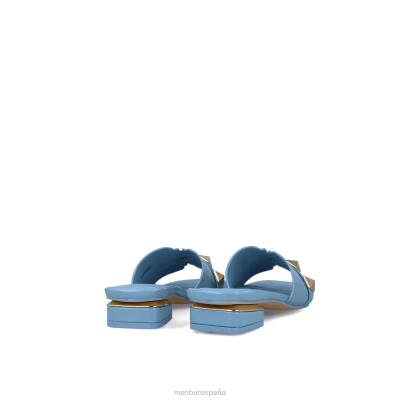 Menbur mujer Piscis 204L2937 zapato casual elegante azul claro