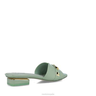 Menbur mujer Piscis 204L2940 zapato casual elegante verde