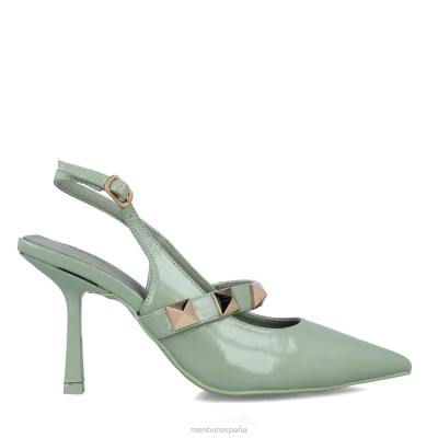 Menbur mujer Piscis 204L2966 zapato casual elegante verde