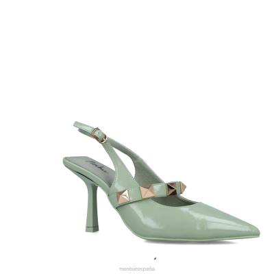 Menbur mujer Piscis 204L2966 zapato casual elegante verde