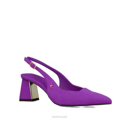 Menbur mujer Virgo 204L3480 zapato casual elegante Violeta