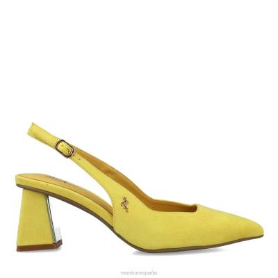 Menbur mujer Virgo 204L3481 zapato casual elegante amarillo