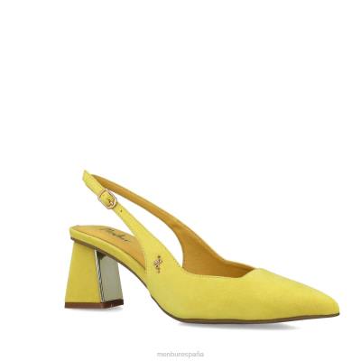 Menbur mujer Virgo 204L3481 zapato casual elegante amarillo