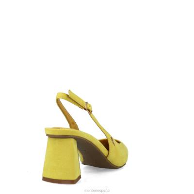 Menbur mujer Virgo 204L3481 zapato casual elegante amarillo