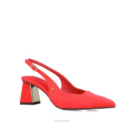 Menbur mujer Virgo 204L3483 zapato casual elegante coral