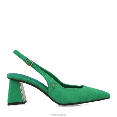 Menbur mujer Virgo 204L3484 zapato casual elegante verde