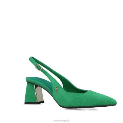 Menbur mujer Virgo 204L3484 zapato casual elegante verde