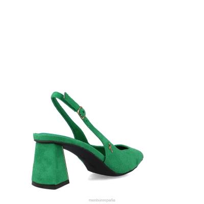 Menbur mujer Virgo 204L3484 zapato casual elegante verde