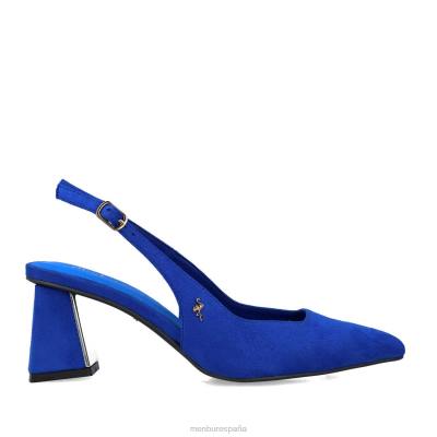 Menbur mujer Virgo 204L3485 zapato casual elegante azul medio