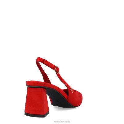 Menbur mujer Virgo 204L3486 zapato casual elegante rojo