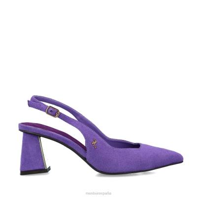 Menbur mujer Virgo 204L3487 zapato casual elegante Violeta