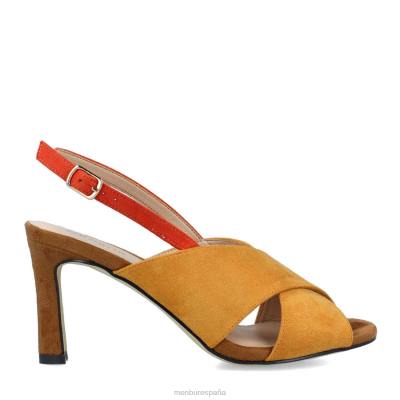 Menbur mujer Volta 204L258 zapato casual elegante amarillo