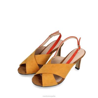 Menbur mujer Volta 204L258 zapato casual elegante amarillo