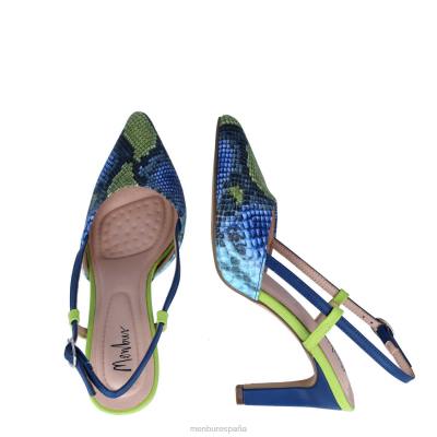 Menbur mujer aúlpi 204L3520 zapato casual elegante azul medio