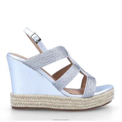 Menbur mujer aireal 204L309 zapato casual elegante plata