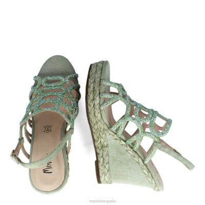 Menbur mujer airola 204L213 zapato casual elegante verde