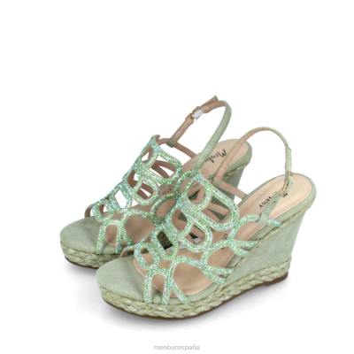 Menbur mujer airola 204L213 zapato casual elegante verde