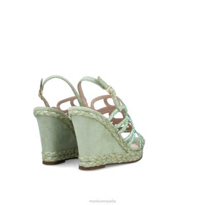 Menbur mujer airola 204L213 zapato casual elegante verde