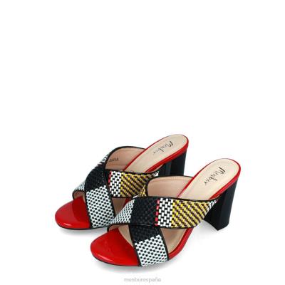 Menbur mujer albidona 204L218 zapato casual elegante rojo