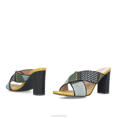 Menbur mujer albidona 204L3047 zapato casual elegante amarillo