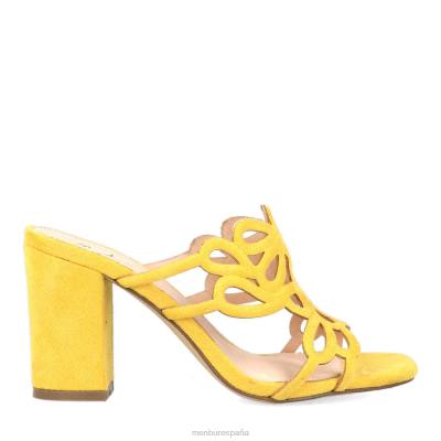 Menbur mujer albones 204L307 zapato casual elegante amarillo