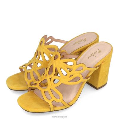 Menbur mujer albones 204L307 zapato casual elegante amarillo