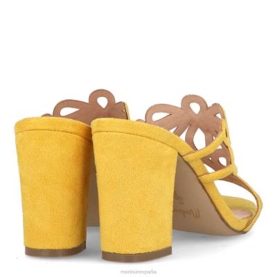 Menbur mujer albones 204L307 zapato casual elegante amarillo