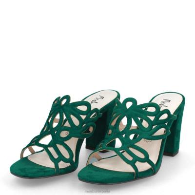 Menbur mujer albones 204L3213 zapato casual elegante verde