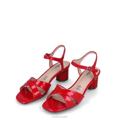 Menbur mujer albule 204L3257 zapato casual elegante rojo