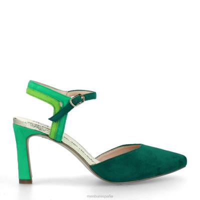 Menbur mujer alezio 204L3514 zapato casual elegante verde