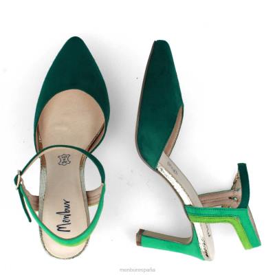 Menbur mujer alezio 204L3514 zapato casual elegante verde