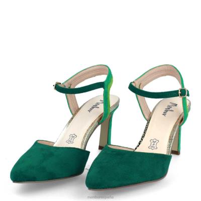 Menbur mujer alezio 204L3514 zapato casual elegante verde