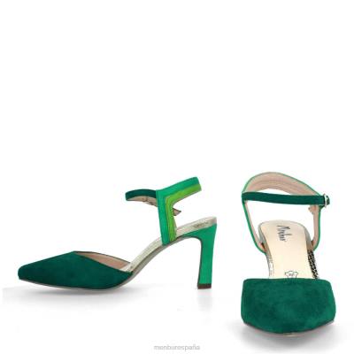 Menbur mujer alezio 204L3514 zapato casual elegante verde