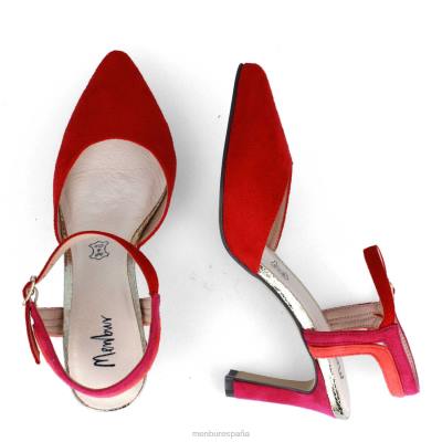 Menbur mujer alezio 204L463 zapato casual elegante rojo