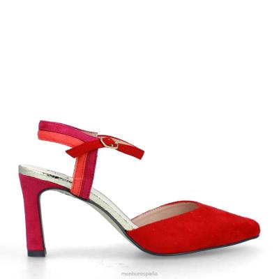 Menbur mujer alezio 204L463 zapato casual elegante rojo