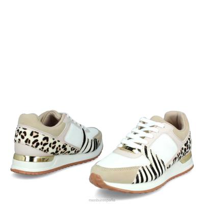 Menbur mujer alfa 204L3430 zapato casual elegante beige