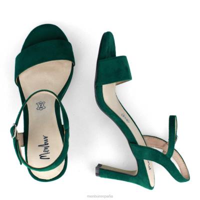 Menbur mujer alfedena 204L3275 zapato casual elegante verde