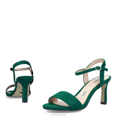 Menbur mujer alfedena 204L3275 zapato casual elegante verde