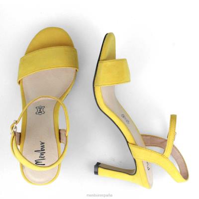 Menbur mujer alfedena 204L336 zapato casual elegante amarillo